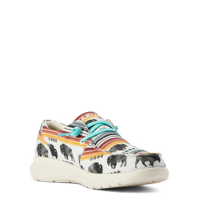 Zapatos Ariat Ladies Hilo Moc Toe Buffalo Print Casual Shoes