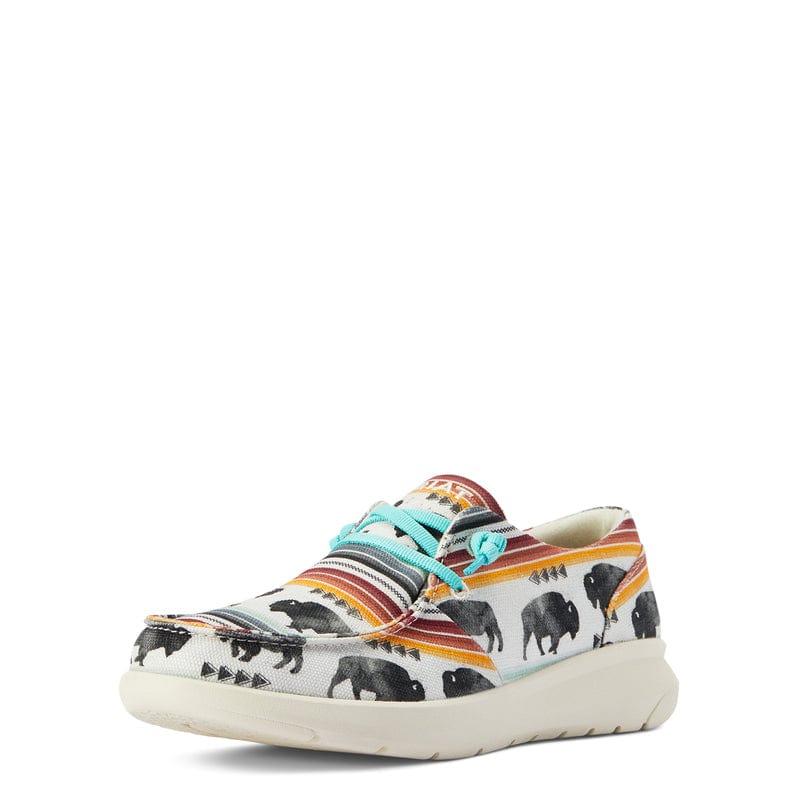 Zapatos Ariat Ladies Hilo Moc Toe Buffalo Print Casual Shoes