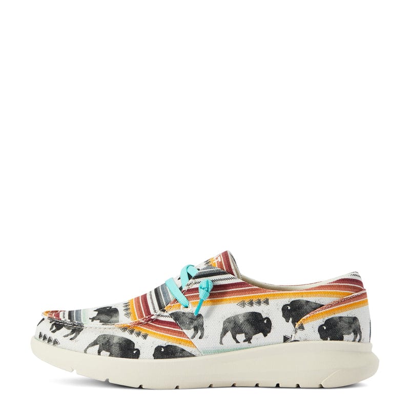Zapatos Ariat Ladies Hilo Moc Toe Buffalo Print Casual Shoes