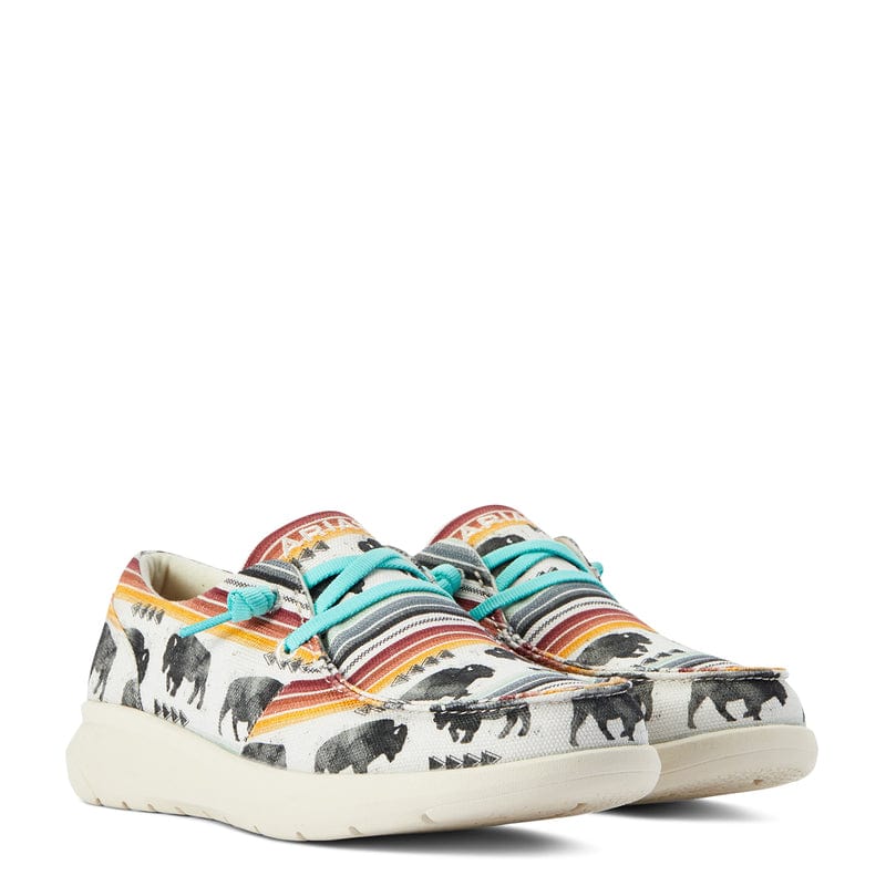 Zapatos Ariat Ladies Hilo Moc Toe Buffalo Print Casual Shoes