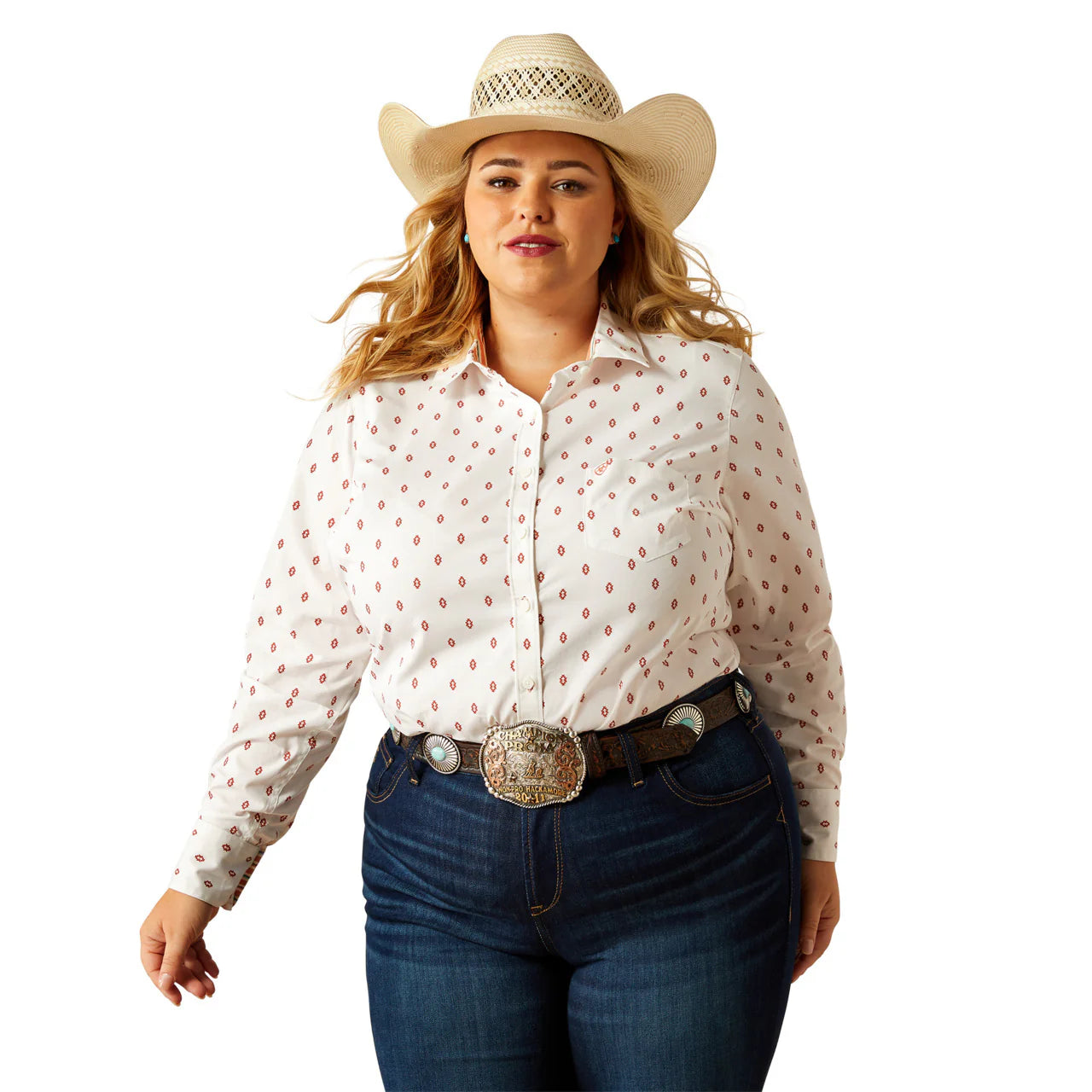 Camisa Ariat Mujer Ladies Kirby Stretch Kai Ditsy