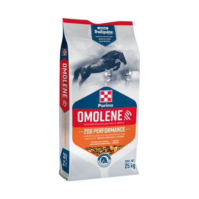 Alimento para caballos Omolene 200 Performance 25 Kg.