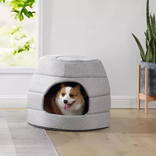 Canine Creations Cama Para Perro 2 En 1 Casa Mascota
