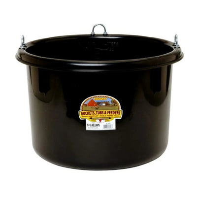 Comedero #P800 Redondo sin Aro Negro 8GL/ 30Lts