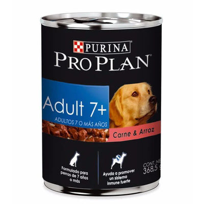 Dog Adult 7 + Lata Carne y Arroz Lata 13 Oz  0.368 GR