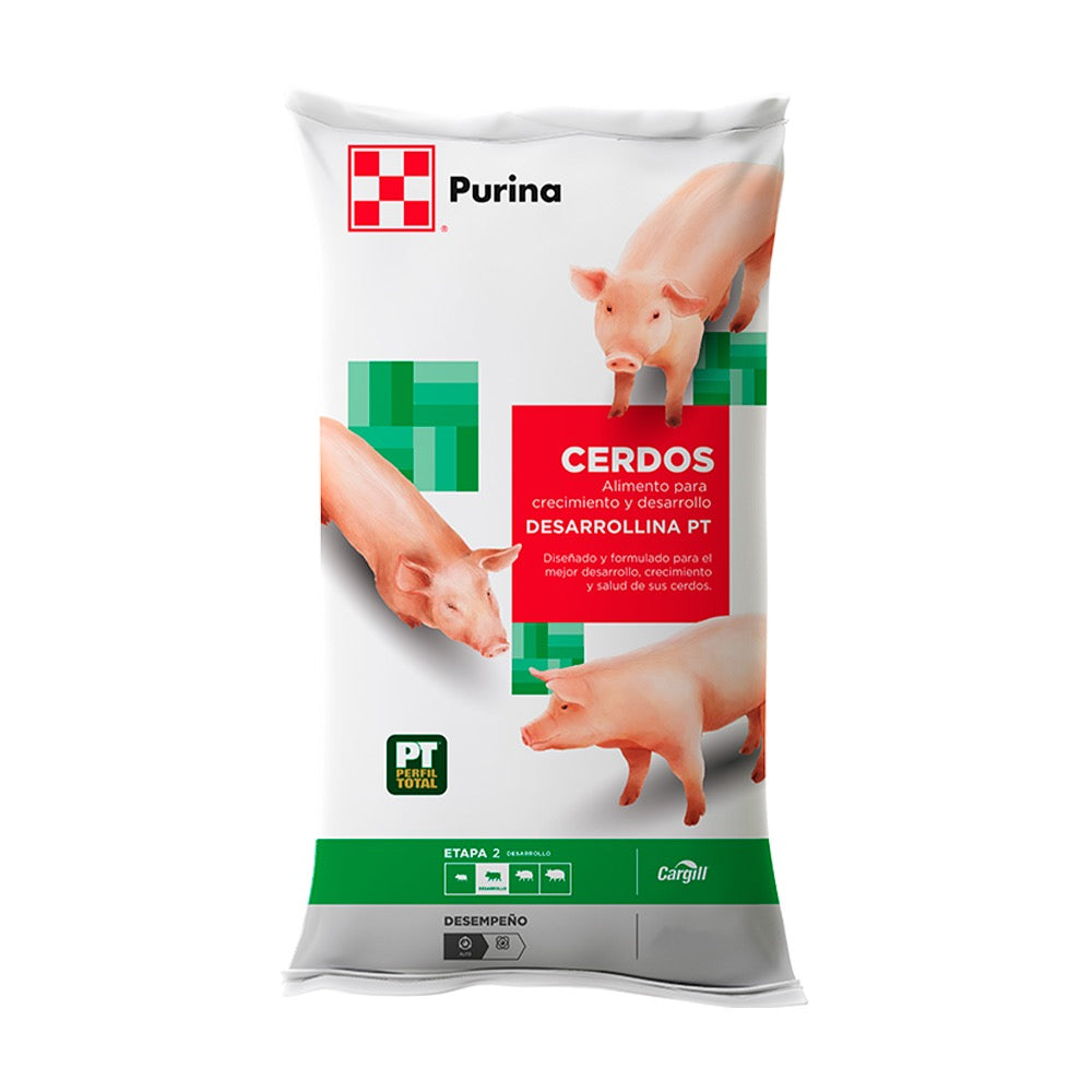 Alimento para cerdos Desarrollina PT 25 Kg.