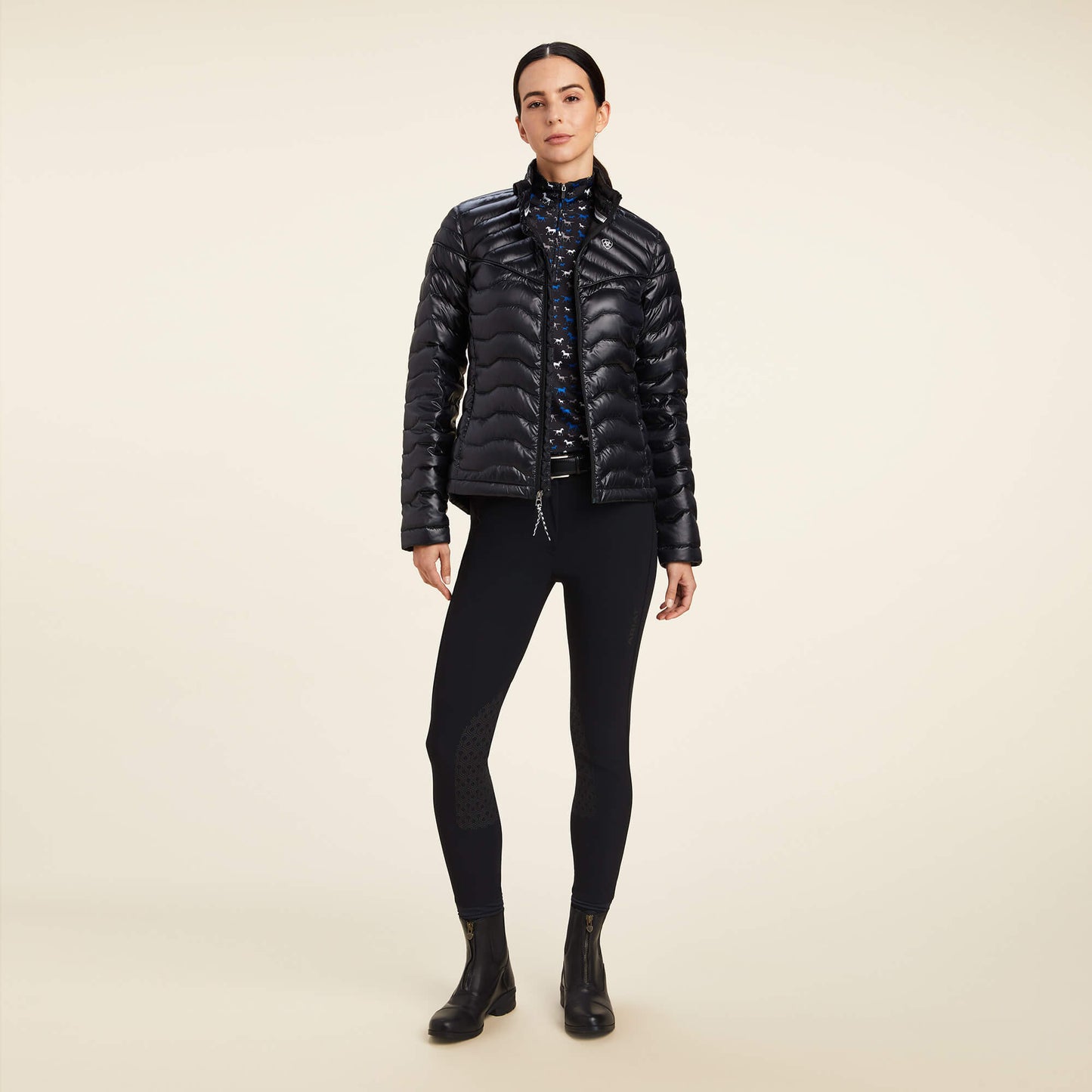 Chamarra para mujer Ariat Ideal Down Negro