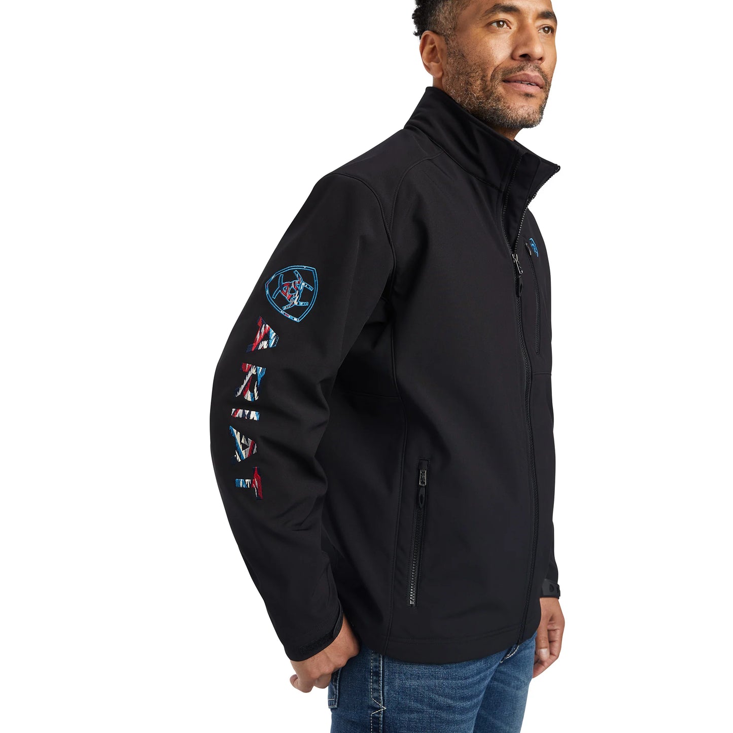 Chamarra para hombre Ariat Softshell Logo 2.0 Chimayo
