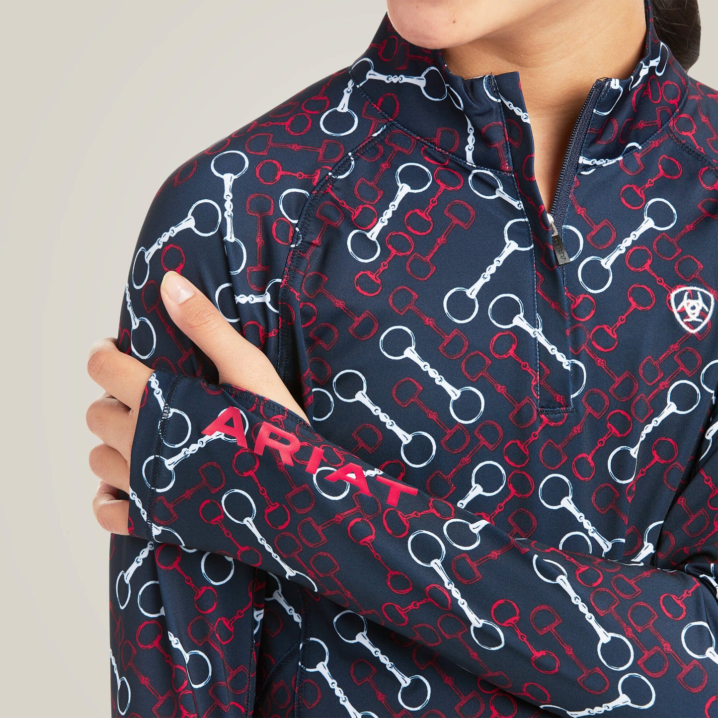 Lowell 2.0 1/4 Zip Baselayer Team Print Mexico
