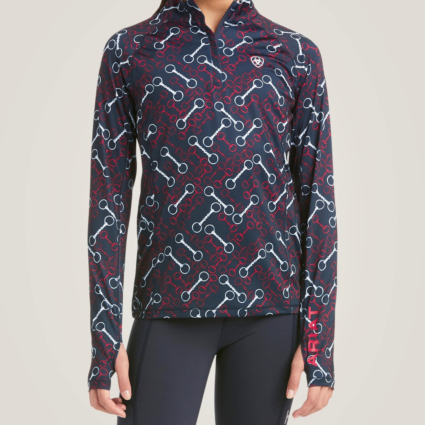Lowell 2.0 1/4 Zip Baselayer Team Print Mexico
