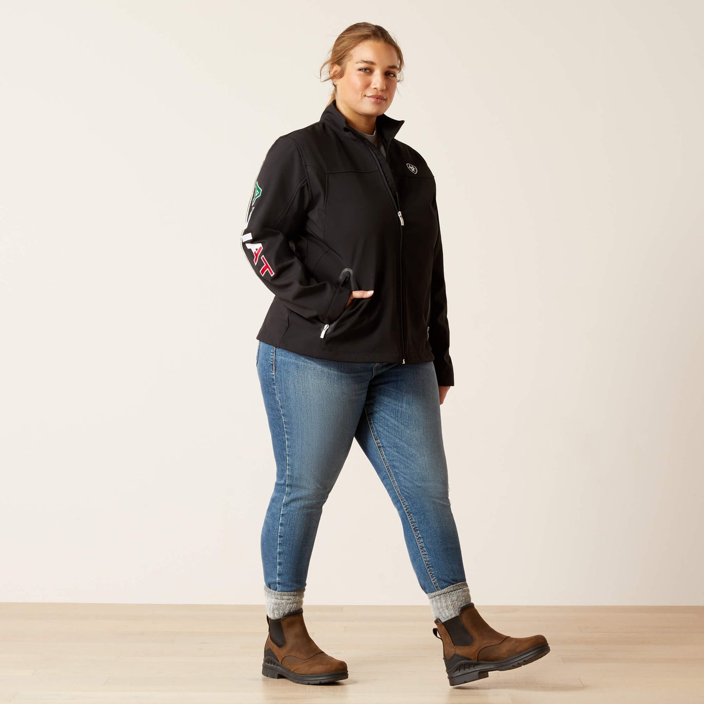 Chamarra para mujer Softshell Team MÉXICO