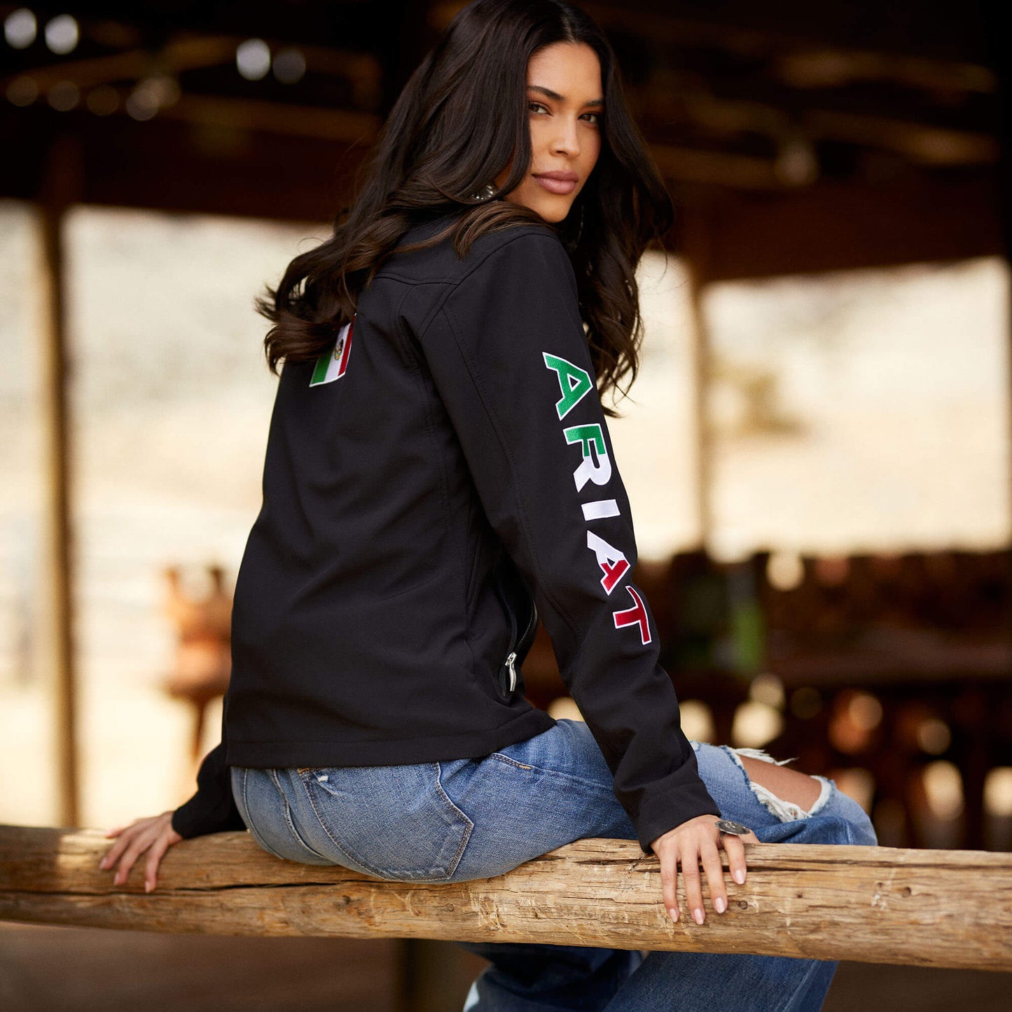 Chamarra para mujer Softshell Team MÉXICO