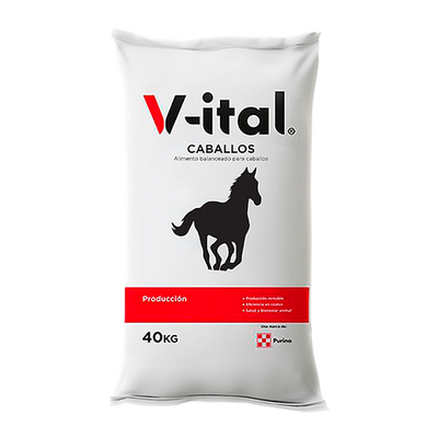 Alimento para caballos V-ital Caballos 25 Kg.