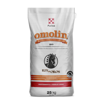 Alimento para caballos Omolin Rey de Oros 25 Kg.