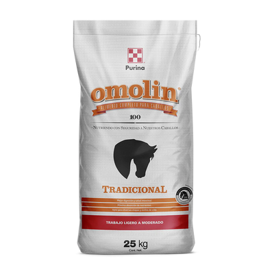 Alimento para caballos Omolin Tradicional 25 Kg.