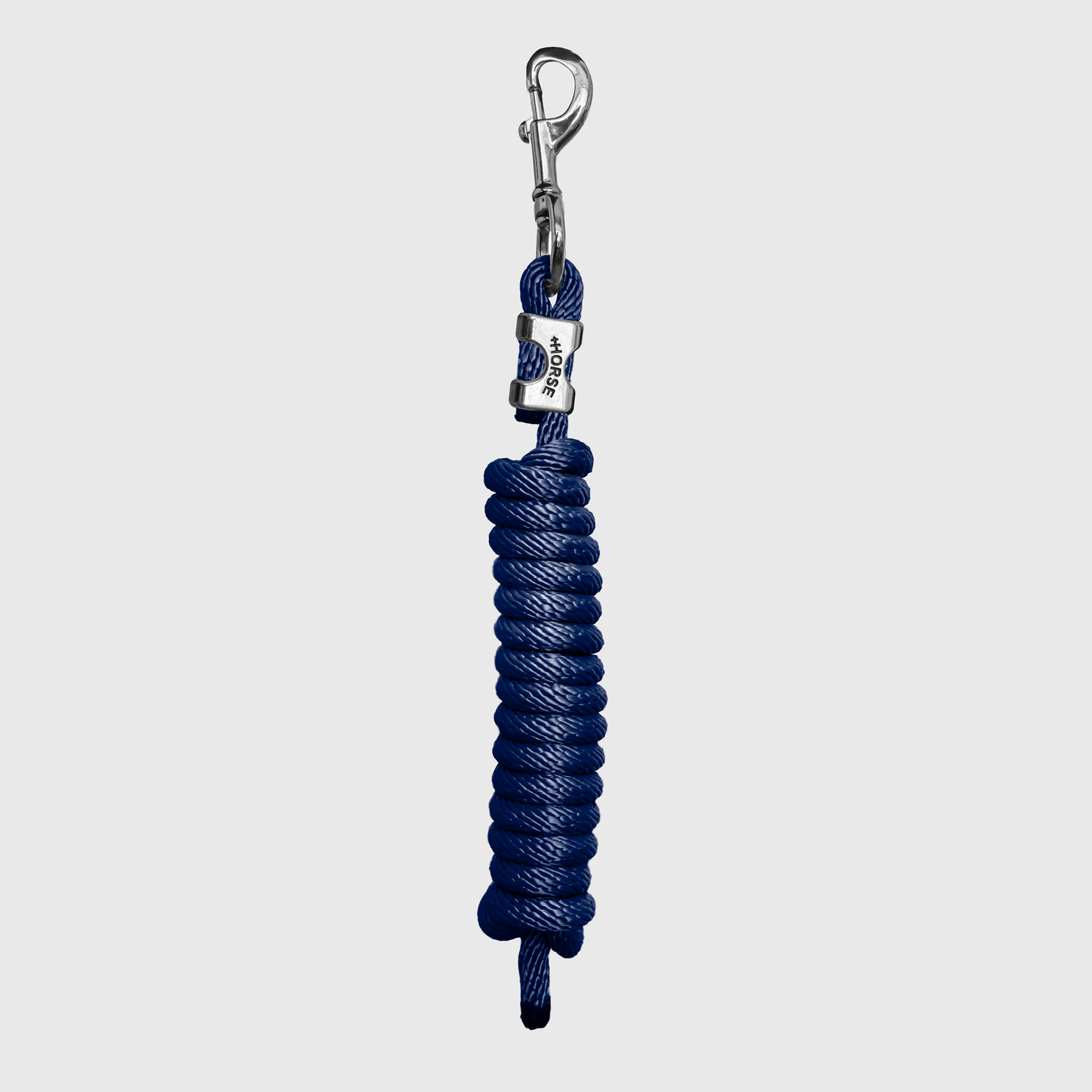 Paseador de Caballo +HORSE Nylon-Algodón 2.5m con Bandola (Sin Cadena) - Color Azul Marino