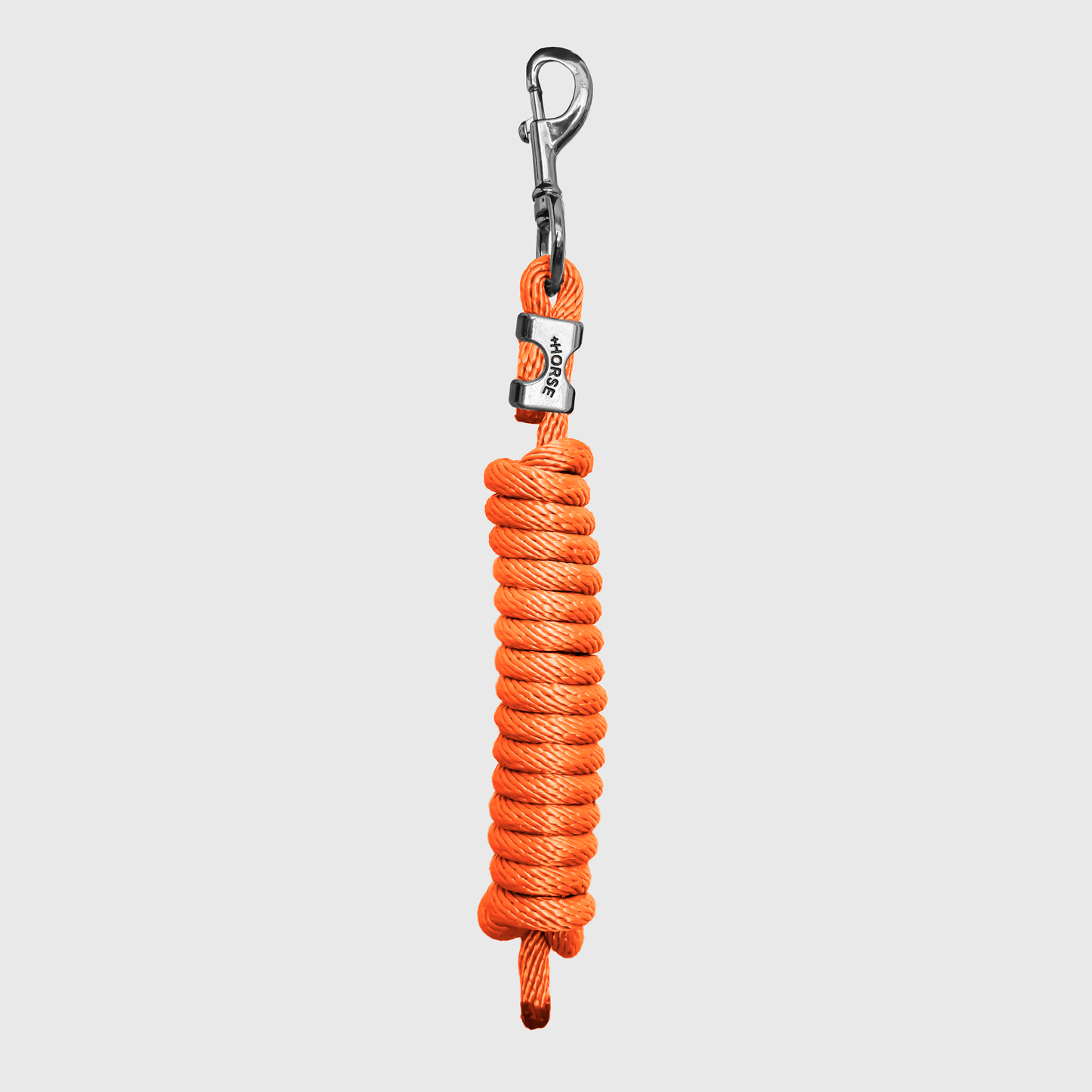 Paseador de Caballo +HORSE Nylon-Algodón 2.5m con Bandola - Color Naranja