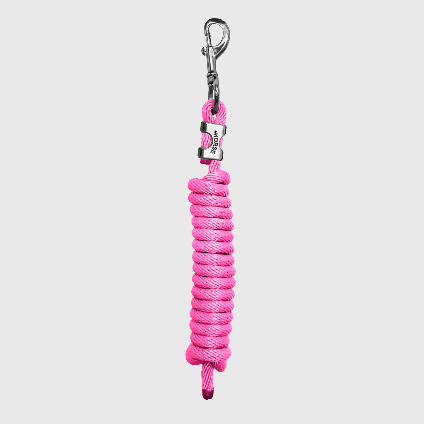 Paseador de Caballo +HORSE Nylon-Algodón 2.5m con Bandola - Color Rosa