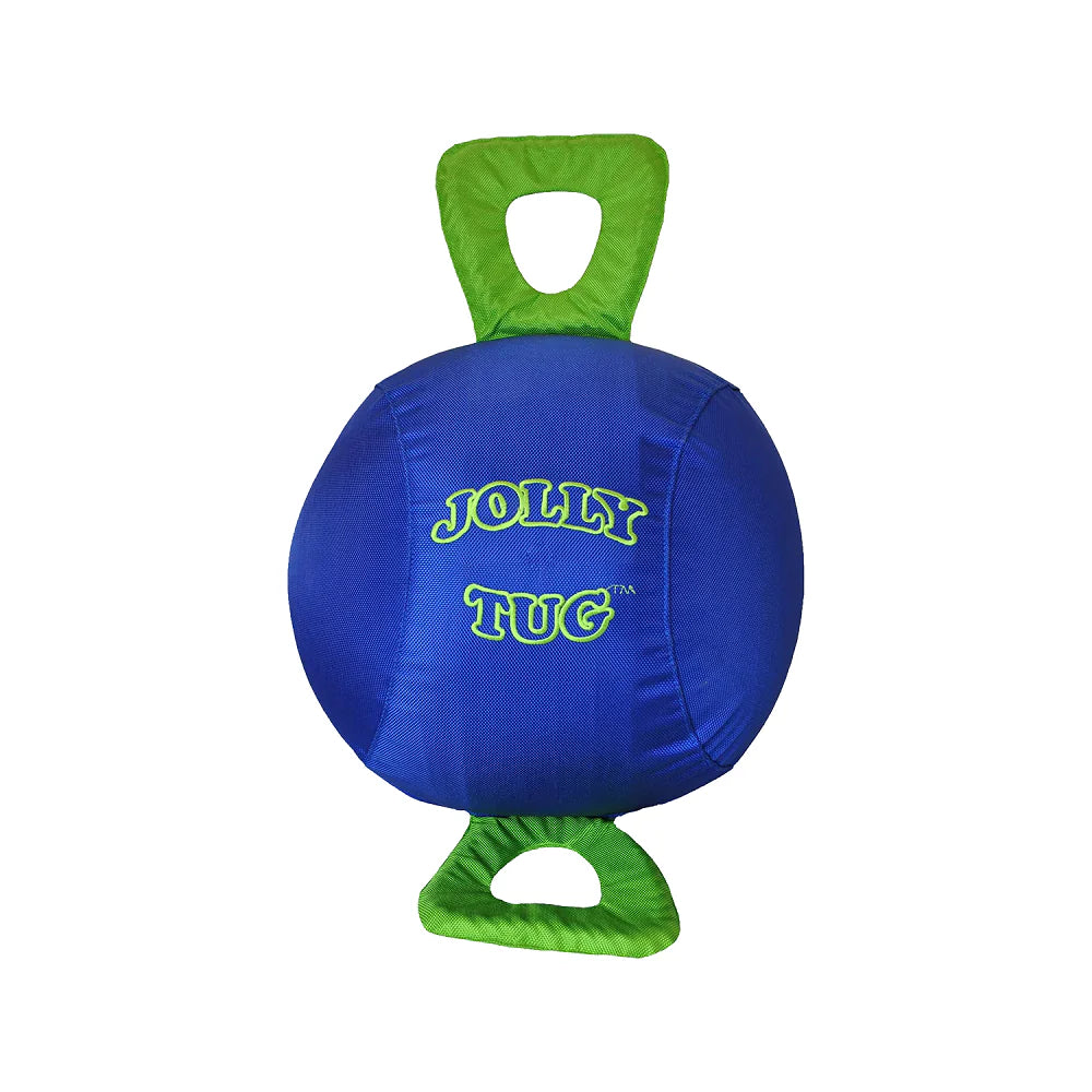 Pelota para Caballo Horsemans Pride Jolly Tug De 14" (Azul)