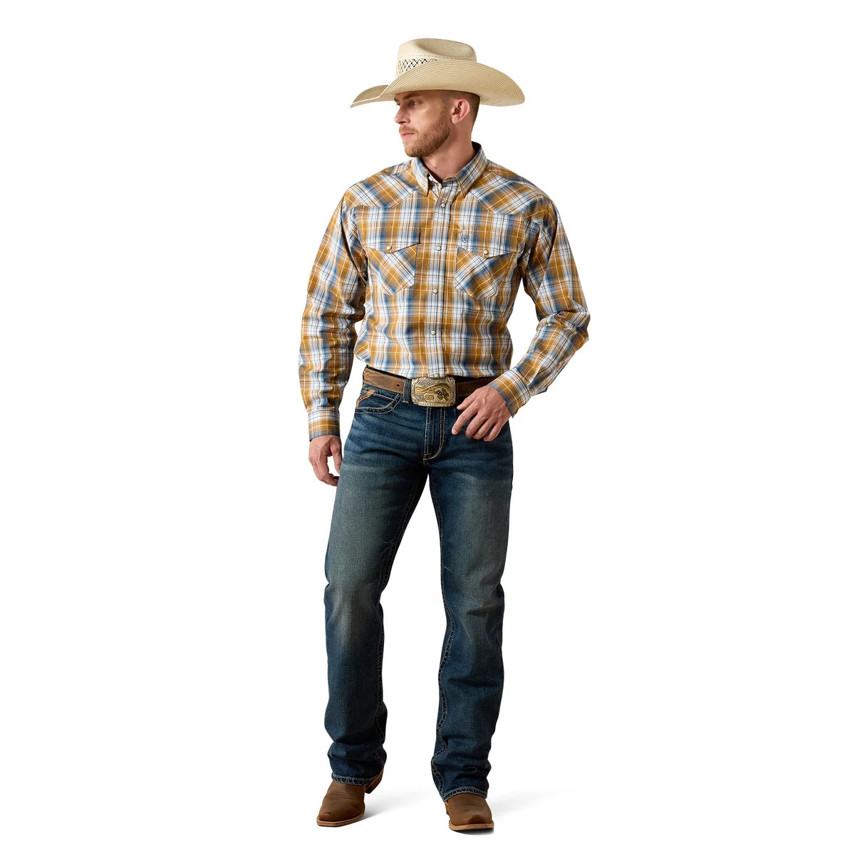 Camisa Vaquera Ariat Pro Series Tiango Classic Fit con Broches