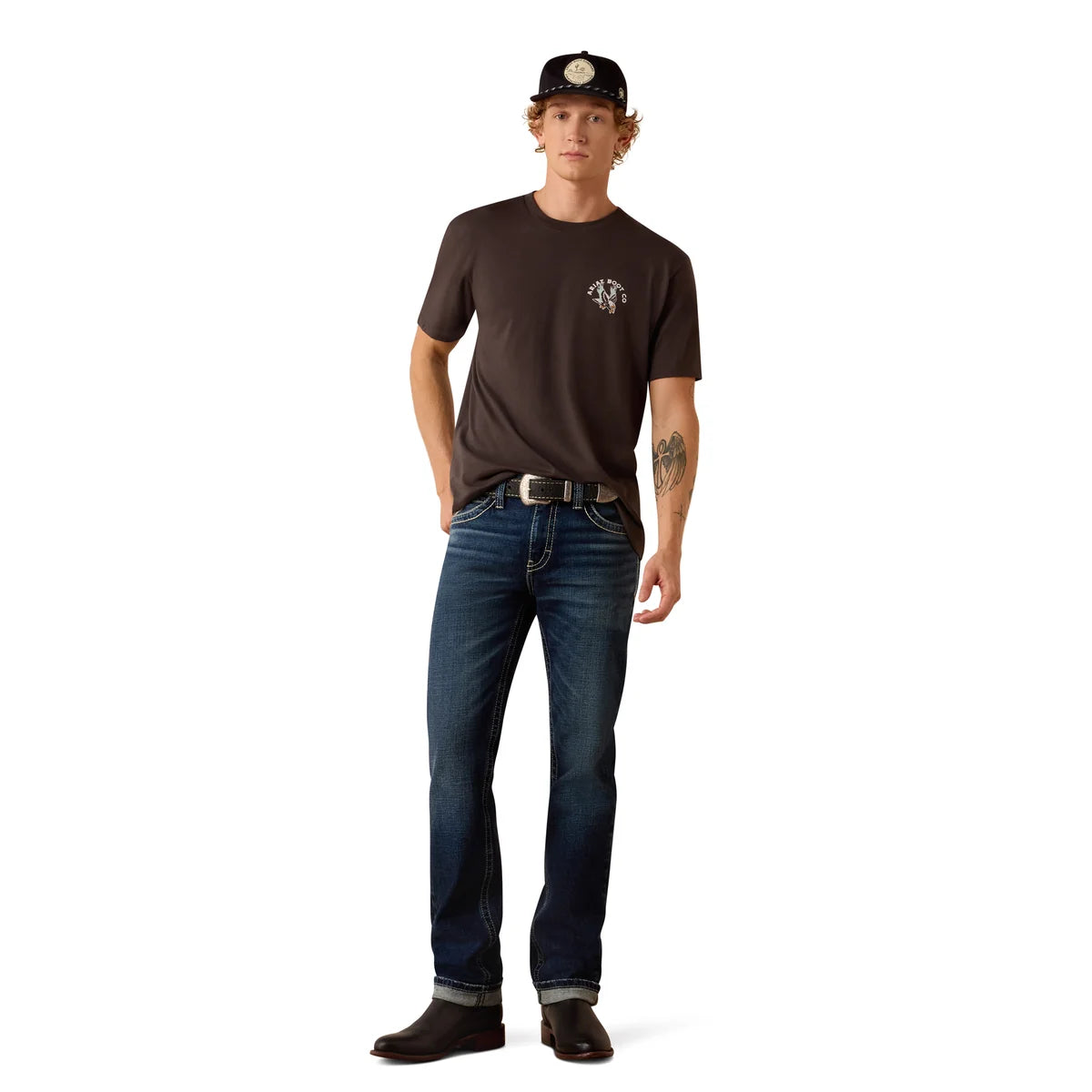Pantalón de Mezclilla Ariat M8 Modern Carlington Slim Corte Recto
