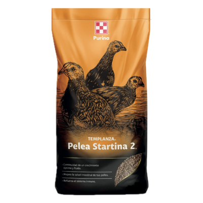 Alimento para gallos Pelea Startina 2 - 25 Kg.