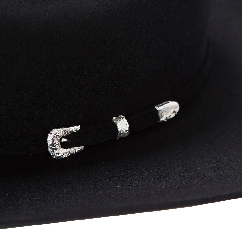 Sombrero Stetson Lariat 5X Black Ala 4 1/4