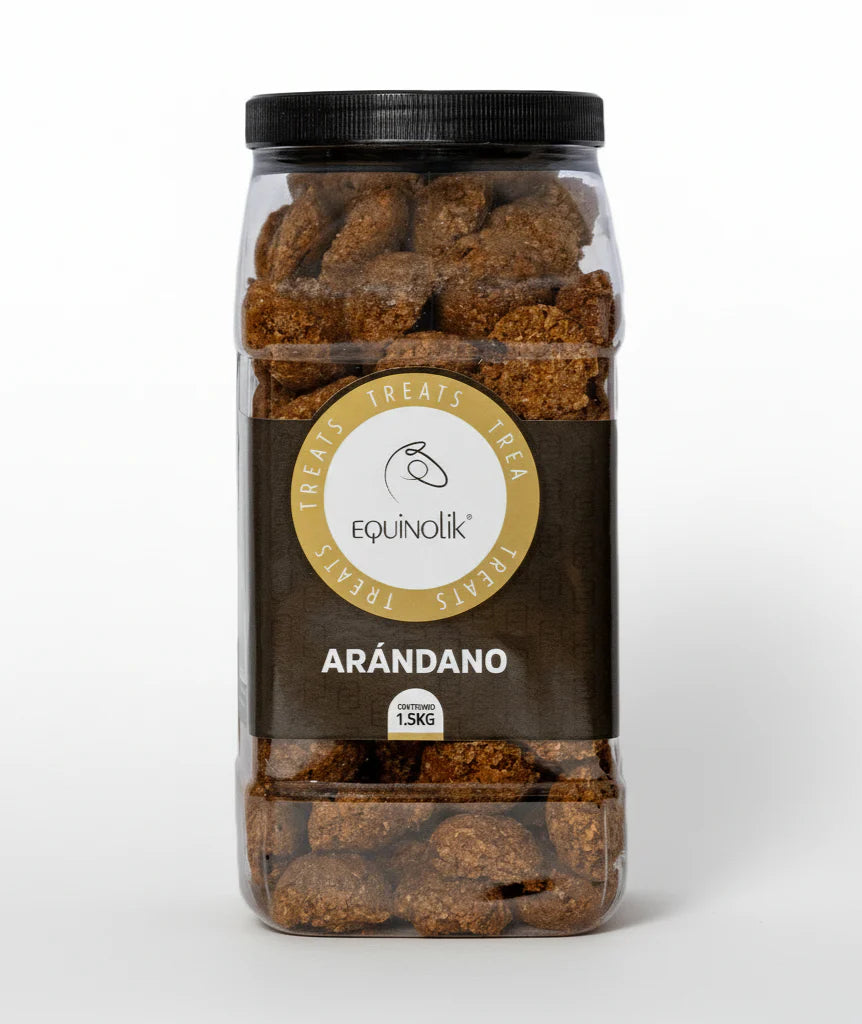 Premios para caballos Equinolik Galleta sabor Arándano 1.5 Kg