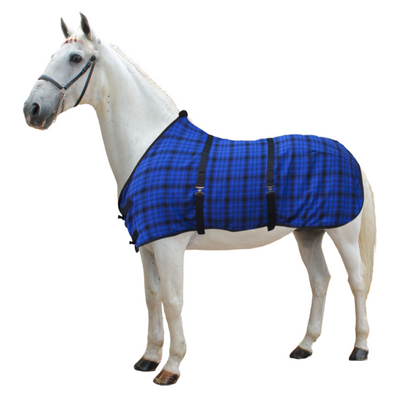 Camisa para caballo de tela a cuadros grande #17