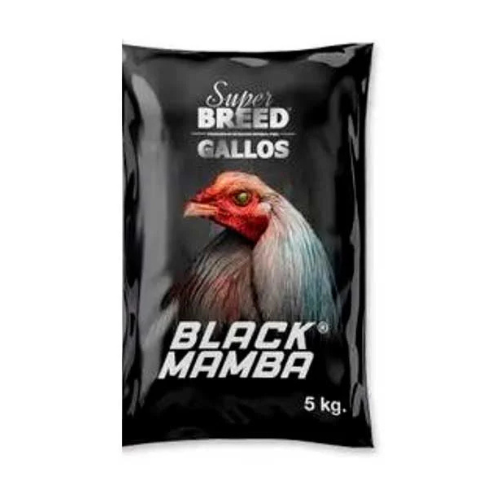 Alimento para gallos Super Breed Black Mamba 5 Kg.