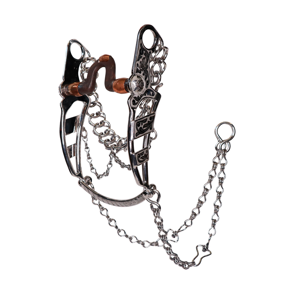 Freno de Metal Grabado 12 1/2