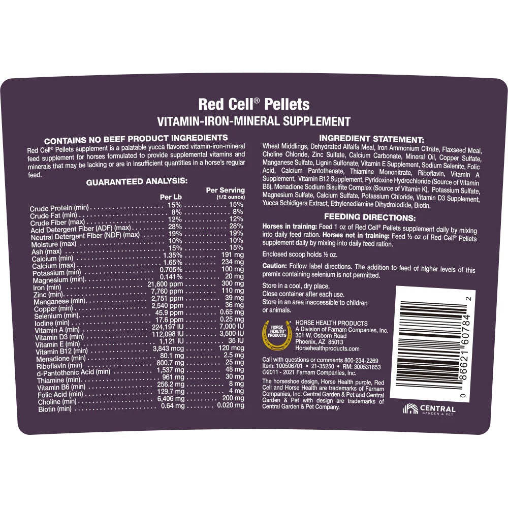 Red Cell Pellets 4 lb
