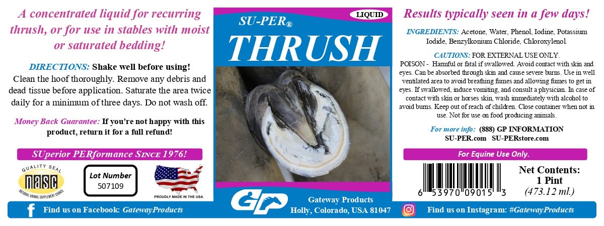 Tratamiento para cascos Su-Per Thrush 473 ml