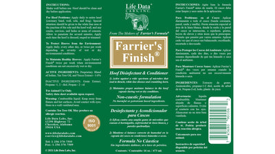 Farrier's Finish 16 OZ Desinfectante