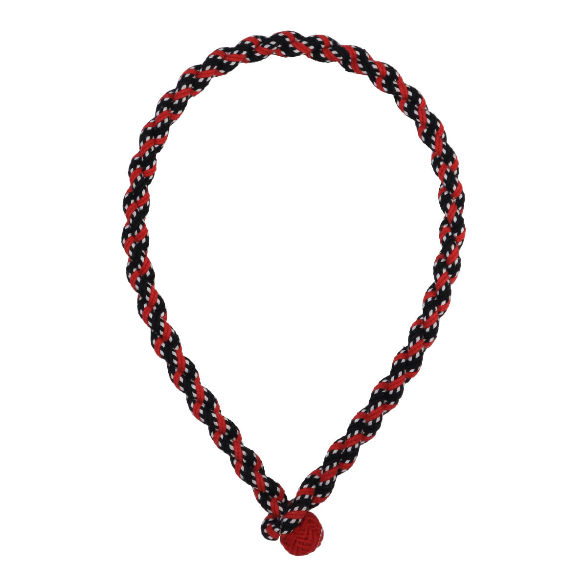 Bozal para caballo de algodón color Rojo/ Negro y Blanco