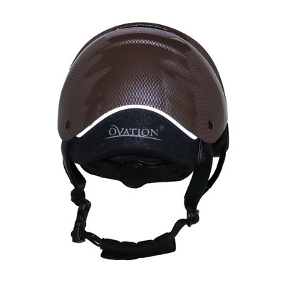 Casco para equitación color Café