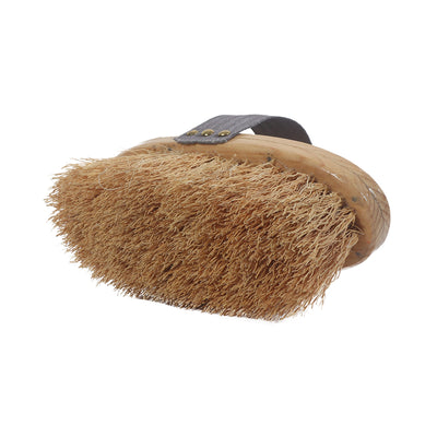 Cepillo para caballo cerda dura con madera #Y8008  22 x 6 cm color Café