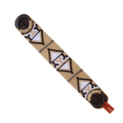Cincha para caballo color Beige con Café