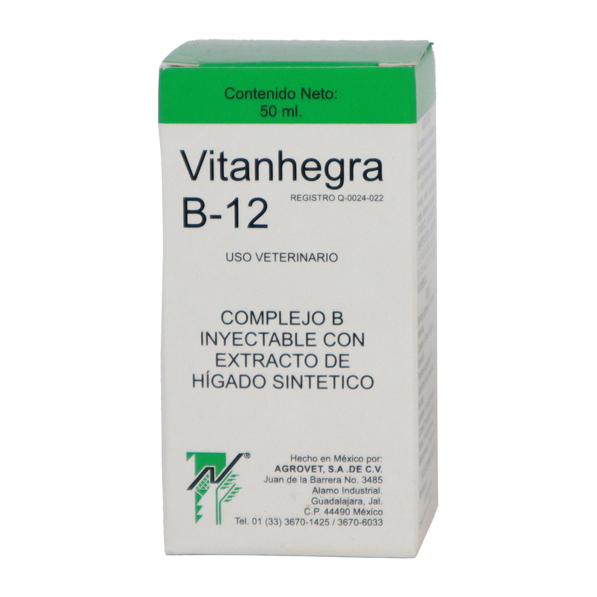 Vitanhegra B-12 Inyectable 50 ml