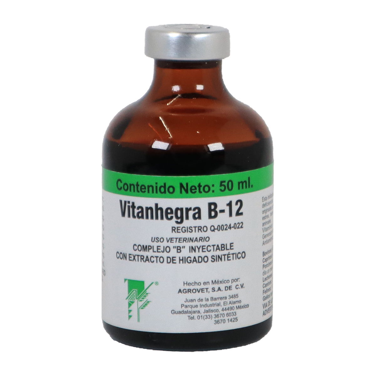 Vitanhegra B-12 Inyectable 50 ml
