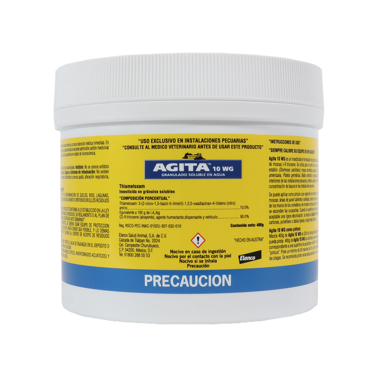 Insecticida Agita10 WG Granulado Soluble Blanco 400 g