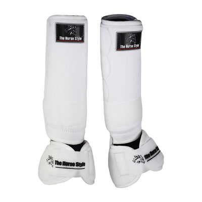 Protector de patas color blanco para caballo