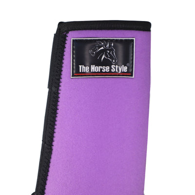 Protector de patas color morado para caballo