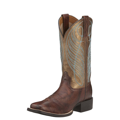 Bota Vaquera Yukon Brown/Bronze