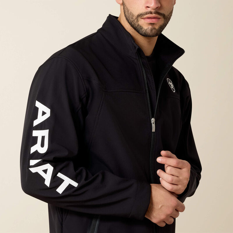 Chamarra Ariat New Team Softshell Negro