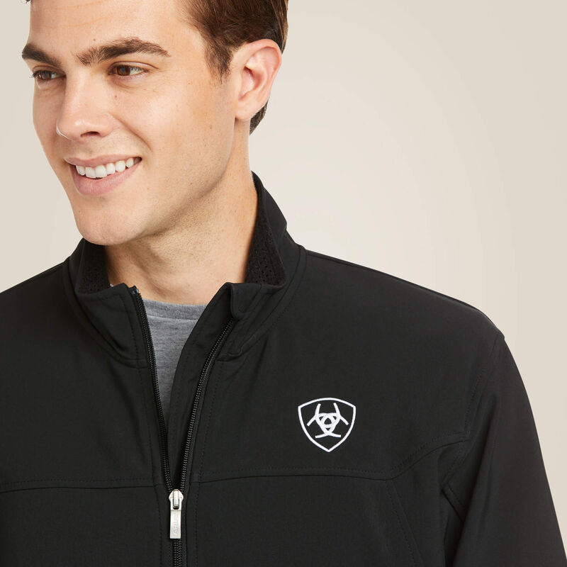 Chamarra Ariat New Team Softshell Negro