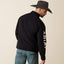 Chamarra Ariat New Team Softshell Negro