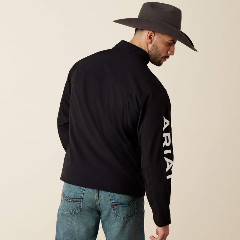 Chamarra Ariat New Team Softshell Negro