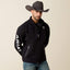 Chamarra Ariat New Team Softshell Negro