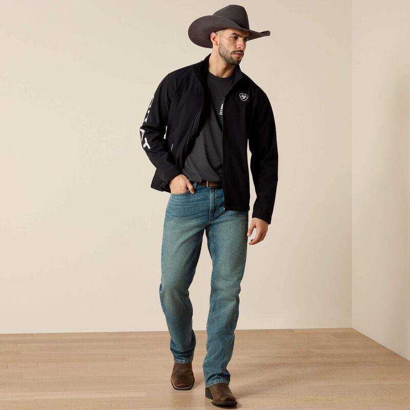 Chamarra Ariat New Team Softshell Negro